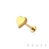 POKER CARD SHAPE THREADLESS (PUSH IN) 316L SURGICAL STEEL LABRET SET